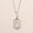 Load image into Gallery viewer, Hexagonal Diamond Pendant Necklace, 14k Solid Gold, Natural Diamonds, Double Halo Statement Pendant, Geometric Stacking Chain Jewelry
