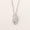 Load image into Gallery viewer, Double Teardrop Diamond Necklace, 14k Solid Gold, Natural Diamond, Intertwined Pear Minimalistic Pendant, Stackable Layering Jewelry
