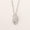 Load image into Gallery viewer, Double Teardrop Diamond Necklace, 14k Solid Gold, Natural Diamond, Intertwined Pear Minimalistic Pendant, Stackable Layering Jewelry
