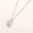 Load image into Gallery viewer, Double Teardrop Diamond Necklace, 14k Solid Gold, Natural Diamond, Intertwined Pear Minimalistic Pendant, Stackable Layering Jewelry
