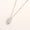 Load image into Gallery viewer, Double Teardrop Diamond Necklace, 14k Solid Gold, Natural Diamond, Intertwined Pear Minimalistic Pendant, Stackable Layering Jewelry
