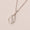 Load image into Gallery viewer, Teardrop Diamond Necklace, 14k Solid Gold, Natural Diamond, Minimalistic Stackable Pendant, Abstract Layer Necklace, Openwork Pavé Jewelry
