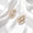 Load image into Gallery viewer, Teardrop Rose Diamond Stud Earrings, 14k Solid Gold, Natural Diamonds, Cluster Pave Setting, Everyday Minimalistic Earrings
