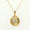 Load image into Gallery viewer, Evil Eye Medallion Diamond Necklace, 14k Solid Gold, Natural Diamonds, Everyday Layering Pendant, Protection Charm Necklace, Ready To Ship
