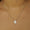 Load image into Gallery viewer, Pear Cluster Diamond Pendant, 14k Solid Gold, Teardrop Halo Illusion Chain Necklace, Natural Diamonds, Stackable Jewelry, Wedding Jewelry

