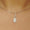 Load image into Gallery viewer, Halo Eye Illusion Diamond Pendant Necklace, 14k Solid Gold, Natural Diamonds, Marquise Cluster Chain Pendant, Minimalist Stackable Jewelry
