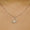 Load image into Gallery viewer, Double Circle Diamond Pendant Necklace, 14k Solid Gold, Natural Diamonds, Open Eternity Cluster  Pendant, Stacking Minimalist Chain Jewelry
