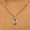 Load image into Gallery viewer, Hexagonal Enamel Diamond Pendant Necklace, 14k Solid Gold, Natural Diamonds, Geometric Stacking Station Chain Pendant, Minimalist Jewelry

