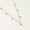 Load image into Gallery viewer, Starburst Diamond Station Necklace, 14k Solid Gold, Natural Diamonds, Stacking Minimalist Necklace, Dangling Charm Jewelry, Everyday Wear
