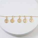 Load image into Gallery viewer, Libra Horoscope Birth Sign Charm, 14k Solid Gold, Natural Diamonds, Zodiac Constellation Everyday Jewelry, Astrology Gift
