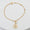 Load image into Gallery viewer, Aquarius Horoscope Birth Sign Charm, 14k Solid Gold, Natural Diamonds, Zodiac Constellation Everyday Jewelry, Astrology Gift
