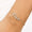 Load image into Gallery viewer, Hope Diamond Bracelet, 14k Solid Gold, Natural Diamonds, Affirmation Jewelry, Everyday Handcrafted Jewelry, Ready To Ship, Women&#39;s Day Gift
