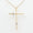 Load image into Gallery viewer, Diamond Cross Pendant, 14k Solid Gold, Natural Diamonds, IGI Certified, Religious Adjustable Necklace, Bezel Everyday Jewelry, Gift For Her
