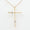 Load image into Gallery viewer, Diamond Cross Pendant, 14k Solid Gold, Natural Diamonds, IGI Certified, Religious Adjustable Necklace, Bezel Everyday Jewelry, Gift For Her
