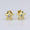 Load image into Gallery viewer, Kids Starry Diamond Stud Earrings, 14k Solid Gold, Natural Diamonds, Kids jewelry, Gift for toddlers/girls/kids
