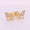 Load image into Gallery viewer, Kids Winged Butterfly Diamond Stud Earrings, 14k Solid Gold, Natural Diamonds, Kids Animal jewelry, Gift for toddlers/girls/kids
