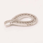 Load image into Gallery viewer, Pear Natural Diamond Stackable Pendant, 14k Solid Gold Everyday Layering Jewellery, Certified Jewelry
