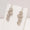 Load image into Gallery viewer, Cluster Diamond Earrings, 14k Solid Gold, Natural Diamonds, Round Drop Studs, Minimalist Statement Earrings, Ready To Ship, IGI Certified

