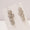 Load image into Gallery viewer, Cluster Diamond Earrings, 14k Solid Gold, Natural Diamonds, Round Drop Studs, Minimalist Statement Earrings, Ready To Ship, IGI Certified
