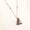 Load image into Gallery viewer, Pink Sapphire Triangle Diamond Necklace, 14k Solid Gold, Natural Diamond, Geometric Gemstone Stackable Chain, Certified Jewelry
