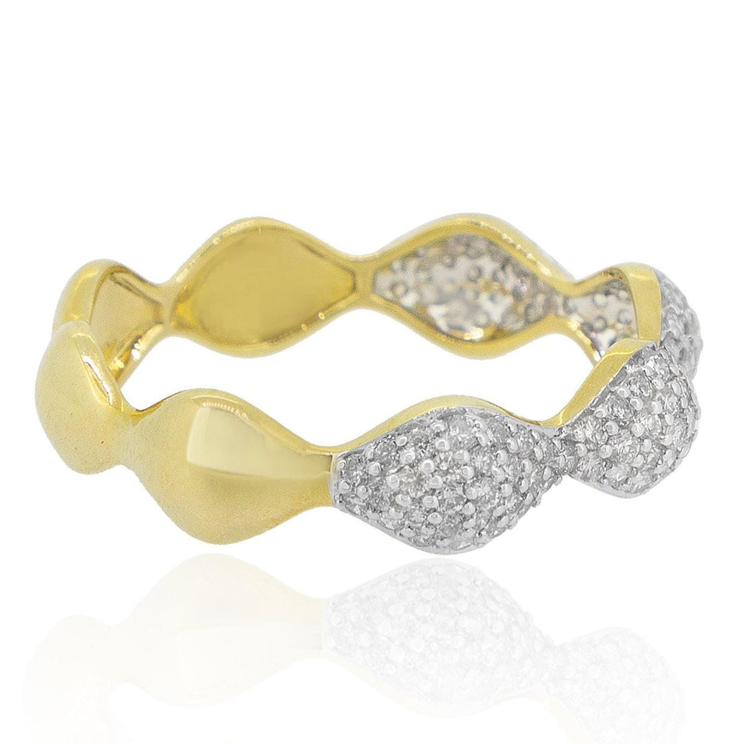 Eternity Diamond Band in 14k Solid Gold, Natural Diamonds, Everyday Rings, Ready To Ship, Women&#39;s Day Gift