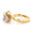 Load image into Gallery viewer, Three Stone Diamond Ring in 14K Solid Gold, Illusion Setting Trinity Wedding Band, Natural Diamonds, Ready To Ship, Women&#39;s Day Gift
