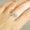 Load image into Gallery viewer, Double Band Diamond Ring In 14K Solid Gold, Baguette &amp; Round Diamonds, Centre Open Ring With Natural Diamonds, Gift For Her
