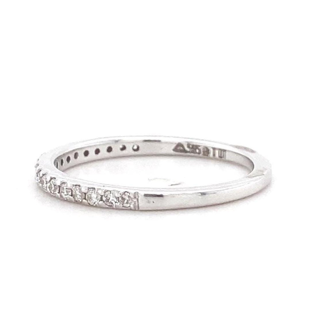 Pave Diamond Eternity Band, 14k Solid Gold, Natural Diamonds, Stackable Minimalistic Ring, Everyday Jewelry, Ready To Ship