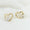 Load image into Gallery viewer, Kids Heart Diamond Stud Earrings, 14k Solid Gold, Natural Diamonds, Kids Jewelry, Gift for toddlers/girls/kids
