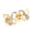 Load image into Gallery viewer, Kids Butterfly Diamond Stud Earrings, 14k Solid Gold, Natural Diamonds,  Open Wing Insect Jewelry, Gift for toddlers/girls, Ready To Ship
