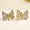Load image into Gallery viewer, Kids Mother Of Pearl Butterfly Diamond Stud Earrings, 14k Solid Gold, Natural Diamonds, Kids Jewelry, Gift for toddlers/girls, Ready To Ship
