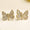 Load image into Gallery viewer, Kids Mother Of Pearl Butterfly Diamond Stud Earrings, 14k Solid Gold, Natural Diamonds, Kids Jewelry, Gift for toddlers/girls, Ready To Ship
