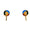 Load image into Gallery viewer, Kids Lollipop Diamond Stud Earrings, 14k Solid Gold With Enameling, Natural Diamonds, Candy Jewelry, Gift for toddlers/girls, Ready To Ship
