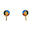 Load image into Gallery viewer, Kids Lollipop Diamond Stud Earrings, 14k Solid Gold With Enameling, Natural Diamonds, Candy Jewelry, Gift for toddlers/girls, Ready To Ship
