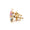 Load image into Gallery viewer, Kids Fish Diamond Stud Earrings, 14k Solid Gold With Enameling, Natural Diamonds, Ocean Animal Jewelry, Gift for girls, Ready To Ship
