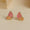 Load image into Gallery viewer, Kids Enameled Butterfly Diamond Stud Earrings, 14k Solid Gold, Natural Diamonds, Insect jewelry, Gift for toddlers/girls/kids, Ready To Ship
