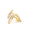 Load image into Gallery viewer, Kids Hollow Heart Diamond Stud Earrings, 14k Solid Gold, Natural Diamonds, Gift for toddlers, girls and kids, Ready To Ship
