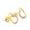 Load image into Gallery viewer, Kids Hollow Heart Diamond Stud Earrings, 14k Solid Gold, Natural Diamonds, Gift for toddlers, girls and kids, Ready To Ship
