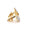 Load image into Gallery viewer, Kids Heart Diamond Stud Earrings, 14k Solid Gold, Natural Diamonds, Gift for toddlers/girls/kids, Ready To Ship, HRD Certified
