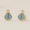 Load image into Gallery viewer, Kids Hot Air Balloon Diamond Earrings, 14k Solid Gold, Colorful Enamel Studs, Natural Diamonds, Gift for toddlers/girls/kids, Ready To Ship
