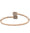 Load image into Gallery viewer, Rectangular Halo Diamond Bracelet, 14k Solid Gold, Natural Diamonds, Open Cuff Illusion Bubble Bracelet, Ready To Ship, IGI Certified
