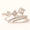 Load image into Gallery viewer, Three Square Diamond Ring, 14k Solid Gold, Natural Diamonds, Geometric Cocktail Band, Statement Ring, Wrap Design Ring, Gift For Her
