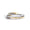 Load image into Gallery viewer, Diamond Knots Ring, 14K Solid Gold, Natural Diamonds, Dual Tone Stackable Ring, Gift for Women, Everyday Jewelry Gift For Her
