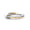 Load image into Gallery viewer, Diamond Knots Ring, 14K Solid Gold, Natural Diamonds, Dual Tone Stackable Ring, Gift for Women, Everyday Jewelry Gift For Her
