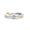 Load image into Gallery viewer, Diamond Knots Ring, 14K Solid Gold, Natural Diamonds, Dual Tone Stackable Ring, Gift for Women, Everyday Jewelry Gift For Her

