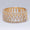 Load image into Gallery viewer, Wide Diamond Band Ring, 14k Solid Gold, Natural Diamonds, Intricate Lattice Design, Statement Jewelry, Bridal Stacking Ring, Gift for Her
