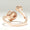 Load image into Gallery viewer, Knots Diamond Ring, 14K Solid Gold, Centre Open Cuff Ring, Natural Diamonds, Statement Jewelry, Gift For Her
