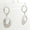 Load image into Gallery viewer, Oval Drop Diamond Dangle Earrings, 14k Solid Gold, Natural Diamonds, Bridal Statement Earrings, Everyday Earrings, Gift For Her
