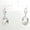 Load image into Gallery viewer, Oval Drop Diamond Dangle Earrings, 14k Solid Gold, Natural Diamonds, Bridal Statement Earrings, Everyday Earrings, Gift For Her
