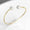 Load image into Gallery viewer, Orbs Diamond Cuff Bracelet, 14K Solid Gold, Natural Diamonds, Open Cuff Bangle, Stackable Minimalist Bracelet, Statement Jewelry
